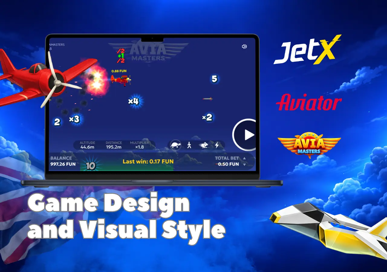 Arcade aviation game interface design